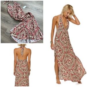 O’Neill Dolly Halter Maxi Dress